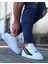 J027 Bağcıklı No Limits Yazılı Ortopedik Taban Erkek Sneaker Günlük Ayakkabı Bt Beyaz/siyah 2