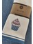 2’li Mutfak Havlusu –%100 Pamuk - Cupcake Nakışlı - 40X60 Cm-Indigo 4