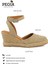 Dolgu Topuk Espadril Sandalet DG6038 2