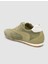 %100 Hakiki Deri Haki Süet Bağcıklı Kadın Sneaker 5