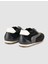 %100 Hakiki Deri Siyah Süet Bağcıklı Kadın Sneaker 3