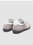 %100 Hakiki Deri Gri Bağcıklı Kadın Sneaker 3