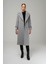 Çıt Çıt Kapamalı Kolu Patlı Düşük Kol Oversize Kaban A.gri 3933 2