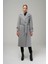 Çıt Çıt Kapamalı Kolu Patlı Düşük Kol Oversize Kaban A.gri 3933 3