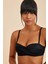 Bali Siyah Balenli Dolgulu Straplez Push-Up Bikini Üst 1