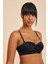 Bali Siyah Balenli Dolgulu Straplez Push-Up Bikini Üst 2
