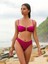 Olympos Mor Straplez Çıkarılabilir Pedli Bikini Üst 1