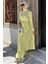 Kendinden Desenli Bel Bağlama Detaylı Tesettür Tunik Pantolon Ikili Takım P-00017823 1