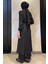Kendinden Desenli Bel Bağlama Detaylı Tesettür Tunik Pantolon Ikili Takım P-00017823 4