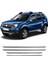 Dacia Duster Uyumlu 2010-2017 Krom Cam Çıtası 4 Parça Paslanmaz Çelik 2