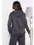 Kadın Kapüşonlu Nakışlı Şardonlu Üç Iplik Sweatshirt P-00012715 3