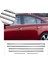 Chevrolet Cruze Uyumlu 2009-2016 Krom Cam Çıtası 6 Parça Paslanmaz Çelik 1