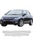 Honda Civic Uyumlu 2006-2011 Krom Cam Çıtası 6 Parça Paslanmaz Çelik 2