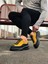 J507 Bağcıklı Ortopedik Taban Erkek Sneaker Günlük Ayakkabı St Sarı/siyah 2