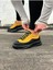 J507 Bağcıklı Ortopedik Taban Erkek Sneaker Günlük Ayakkabı St Sarı/siyah 3