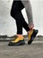J507 Bağcıklı Ortopedik Taban Erkek Sneaker Günlük Ayakkabı St Sarı/siyah 4