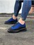 J507 Bağcıklı Ortopedik Taban Erkek Sneaker Günlük Ayakkabı St Mavi/siyah 1