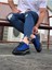 J507 Bağcıklı Ortopedik Taban Erkek Sneaker Günlük Ayakkabı St Mavi/siyah 3