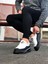 J507 Bağcıklı Ortopedik Taban Erkek Sneaker Günlük Ayakkabı St Beyaz/siyah 2