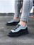 J507 Bağcıklı Ortopedik Taban Erkek Sneaker Günlük Ayakkabı St Gri/siyah 1