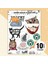 Kedi Sticker Seti, Sevimli Kediler Sticker Seti, 10 Adet Kedi Etiket 1
