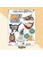 Kedi Sticker Seti, Sevimli Kediler Sticker Seti, 10 Adet Kedi Etiket 2