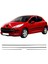 Peugeot 207 Uyumlu Krom Cam Çıtası 4 Parça Paslanmaz Çelik 2