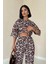 Leopar T-Shirt ve Pantolon Takım 2