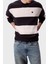 Çizgili Relaxed Fit Bisiklet Yaka Kazak LV04RC304GCHW Erkek Kazak LV04RC304G Chw 4