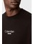 Pamuklu Relaxed Fit Bisiklet Yaka Logolu T Shirt LV04RC851GUB1 Erkek T Shirt LV04RC851G Ub1 5