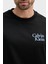 Pamuklu Relaxed Fit Bisiklet Yaka Logolu T Shirt Erkek T Shirt LV04RC808G Ub1 4