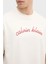 Pamuklu Regular Fit Işleme Logolu T Shirt LV04RC225GYAS Erkek T Shirt LV04RC225G Yas 5