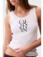 Pamuklu Slim Fit Kalın Askılı Logolu Top LV044C219GYAA Bayan Top LV044C219G Yaa 4