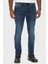Pamuklu Slim Fit Orta Bel Dar Paça Jeans LV04RB720GPTR Erkek Kot Pantolon LV04RB720G Ptr 1