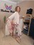 Kadın Bej Keten Çiçek Etnik Desen Kimono Pantolon Ikili Alt Üst Takım 4