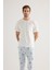 Erkek Pamuklu Kısa Kollu Pijama Üstü 1