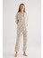 Kadın Plus Size Viscose Uzun Pijama Altı 2