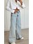 Açık Mavi Dikiş Detaylı Baggy Jean 2