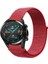 Huawei Watch Gt2 46MM Akıllı Saat Uyumlu Spor Kumaş Desenli Cırt Cırtlı Kordon Kayış 1