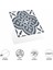 Decohandy Pvc Duvar Karosu 30X30CM 4'lü Paket - Çini Desen 0,36M2 2