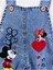 Unisex Askılı Salopet ve Basic Tişört 2' Li Takım Mouse Love 2