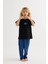 Erkek Çocuk Pamuklu Kısa Kollu Uzun Pijama Takımı 4