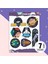 Uzay Sticker Seti, Astronot Temalı Sticker, 7 Adet Uzay Etiket 1