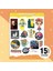 Sanat Sticker Seti, Sanat Temalı Sticker, 15 Adet Sanat-Art Etiket 1