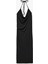 Krep Kumaş Slim Fit Boyundan Bağlamalı Halter Yaka Midi Boy Elbise 1