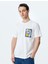 Regular Fit Bisiklet Yaka Kısa Kollu Pamuklu Baskılı Tişört 1