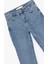 Pamuklu Dar Kesim Normal Bel Jean Pantolon - Slim Straight Fit Jean 3