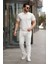 Erkek Yakalı Fermuarlı T-Shirt Pantolon Ikili Rahat Takım 1