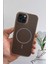 IPhone 13-14 Uyumlu Kılıf Magsafe Şarj Özellikli Karbon Fiber Premium Kapak 1