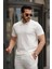 Erkek Yakalı Fermuarlı T-Shirt Pantolon Ikili Rahat Takım 3
